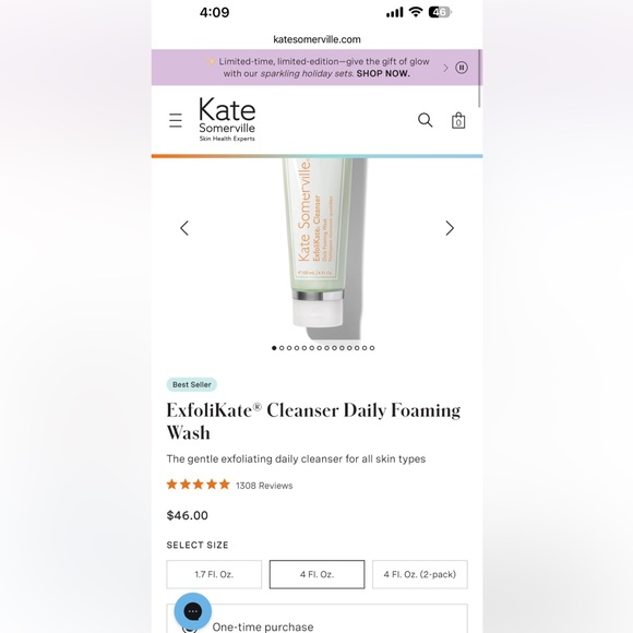 Kate Somerville Let It Glow Trio (Limited Edition) $92 Value NEW IN UNOPENED BOX - Picture 8 of 8
